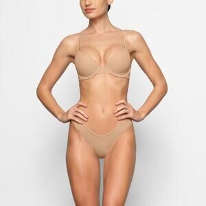 SKIMS FITS EVERYBODY T-Shirt Bra - Ochre Size 32C NWT #1729
